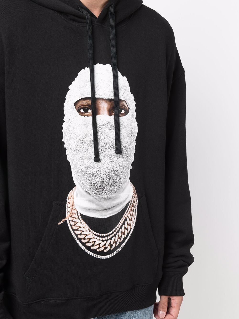 balaclava-print hoodie - 5