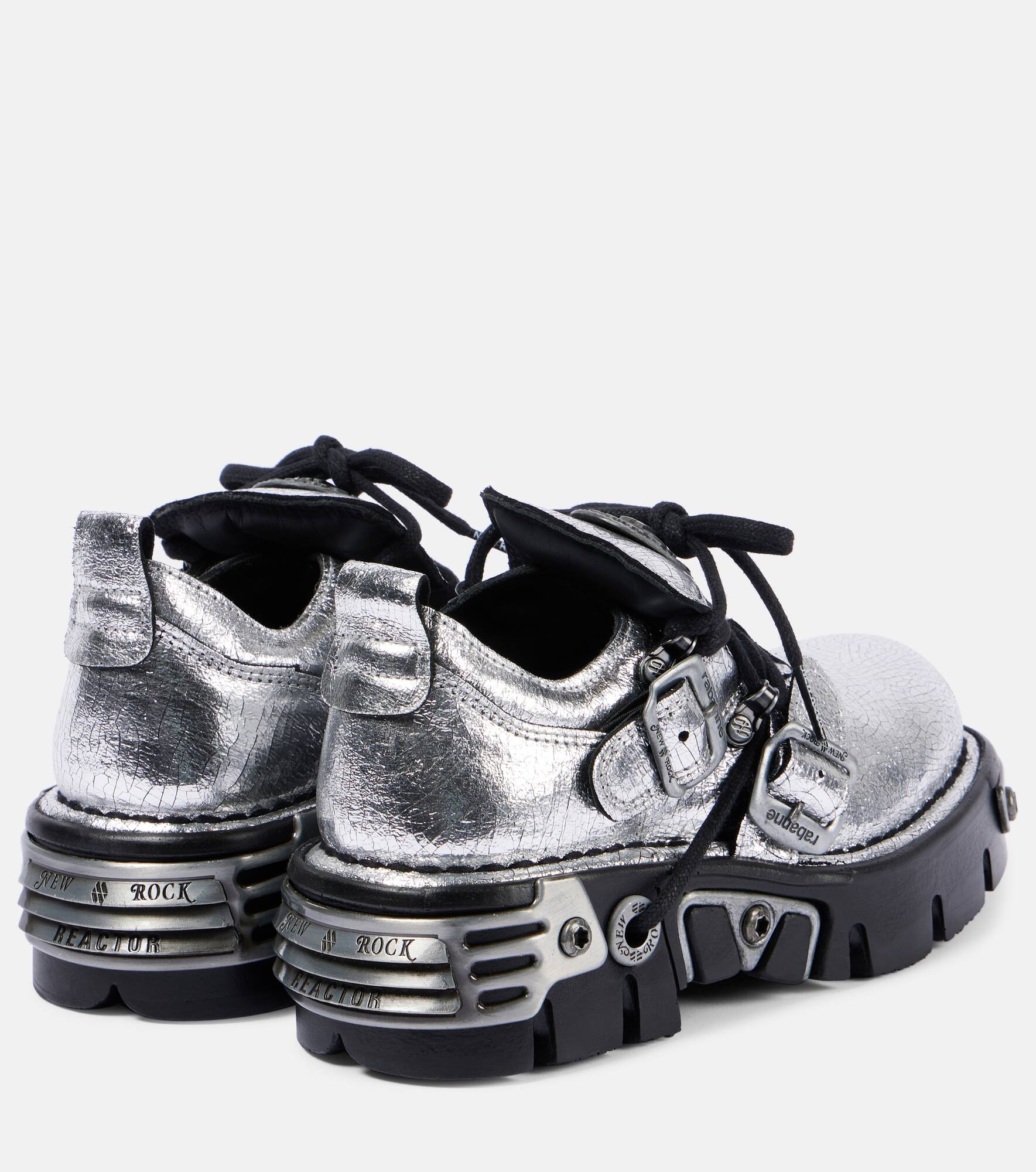 x New Rock embellished leather boots - 3