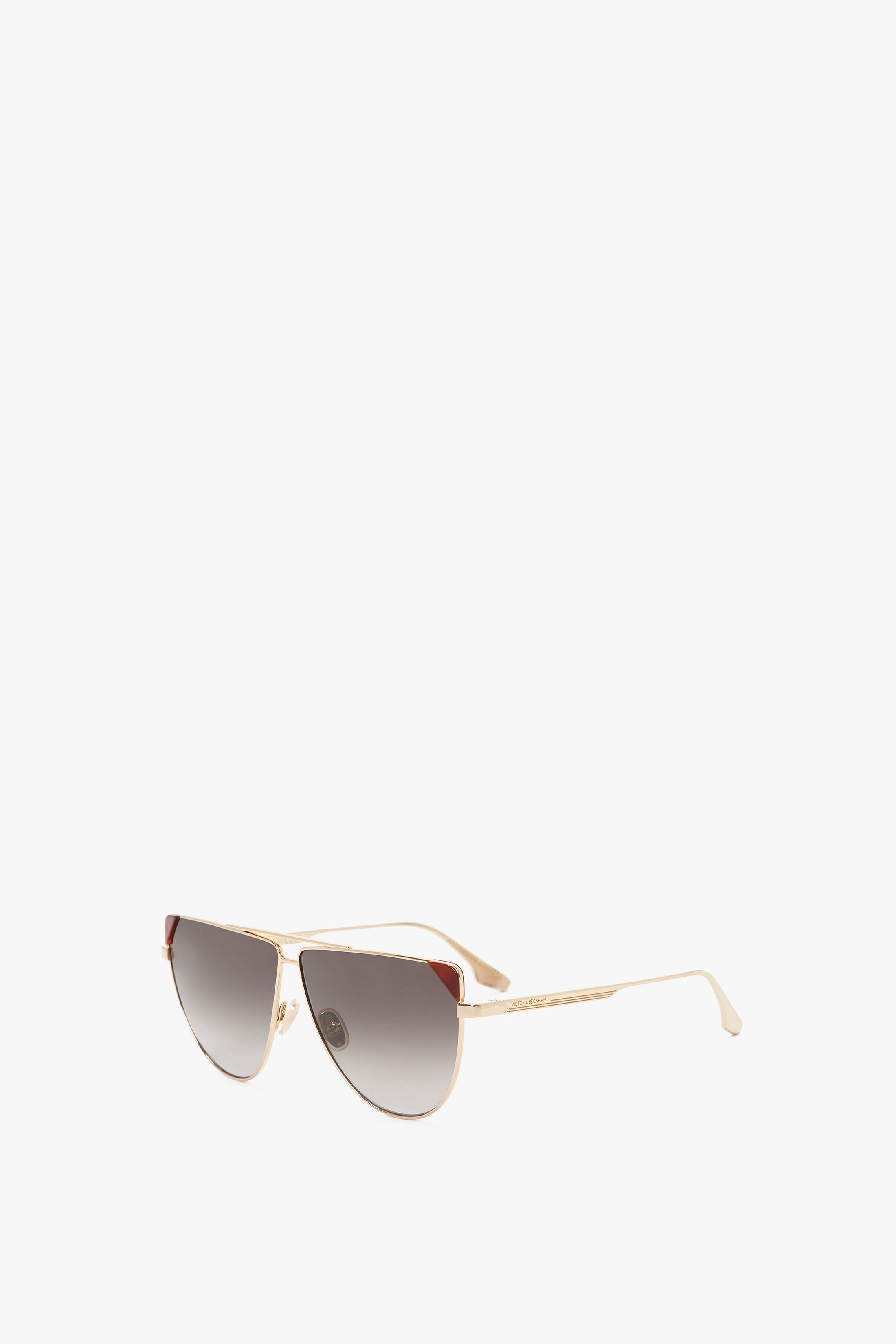 V-Line Aviator In Gold Blonde Havana - 2