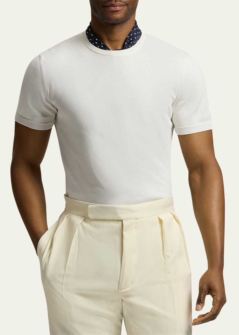 Ralph Lauren Men's Cotton Short-Sleeve Crewneck Sweater outlook