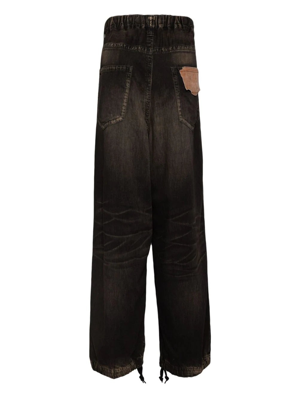 LOGO-PATCH STRAIGHT-LEG JEANS - 2