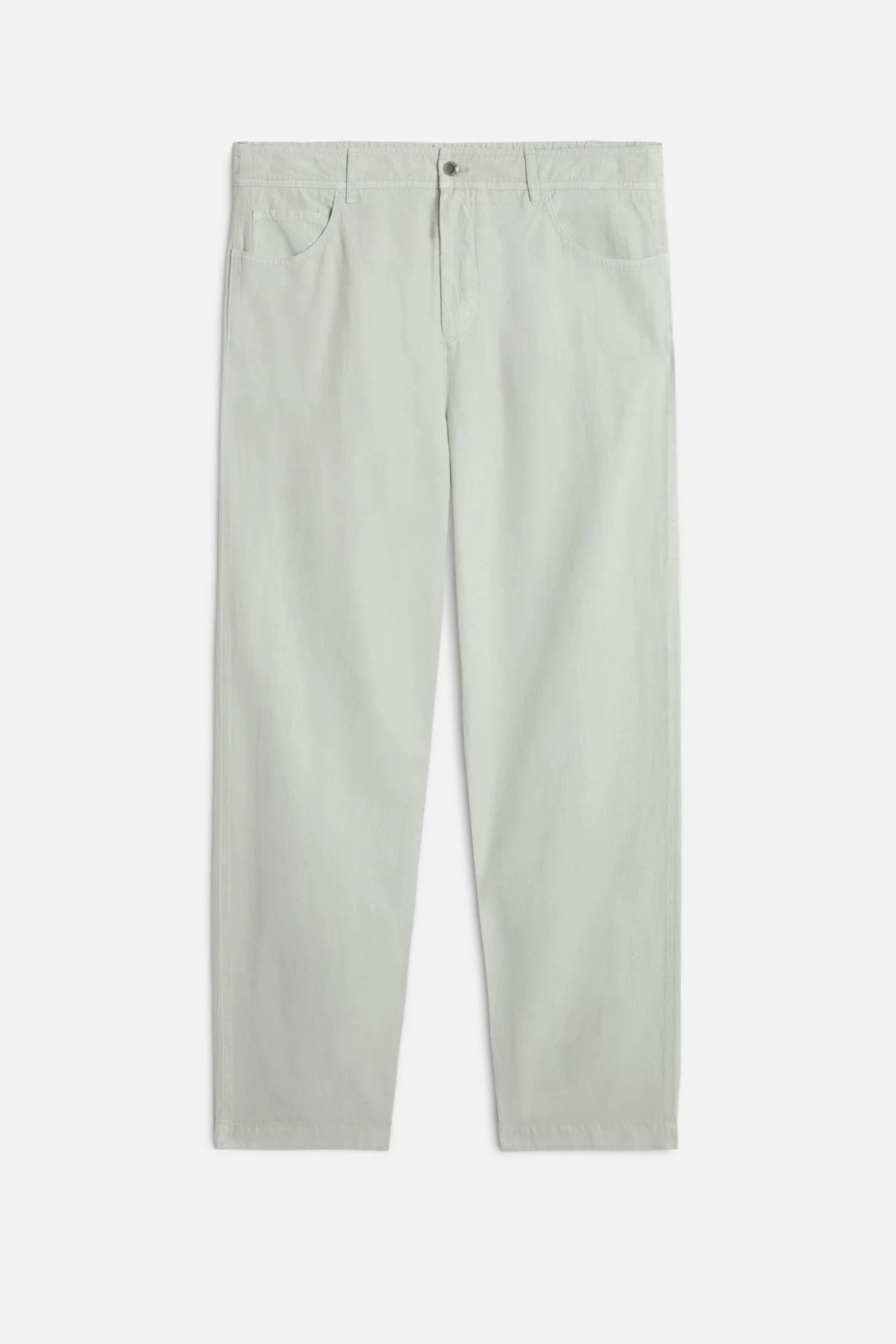 HYBRID JOGGER in Linen Blend Dusty Blue - 1