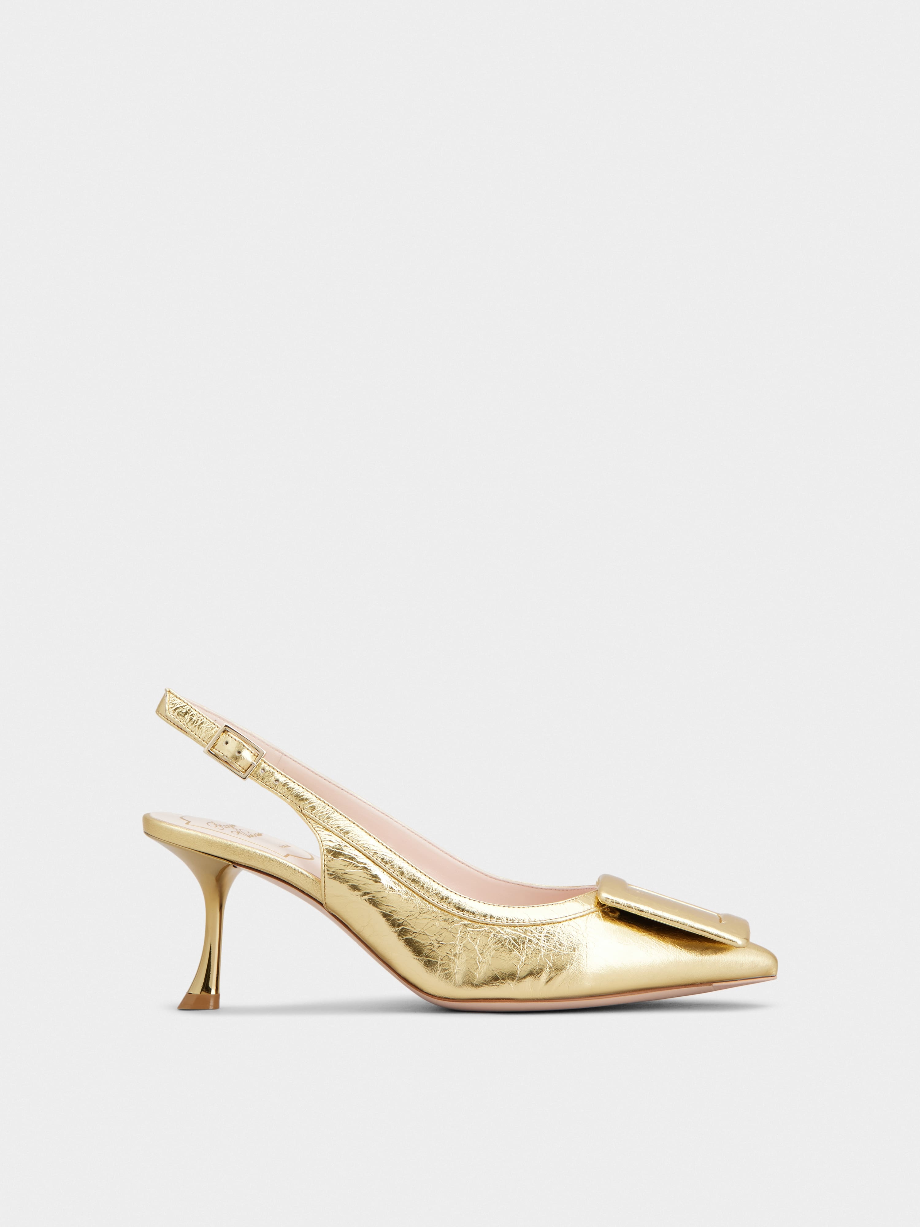 Viv' in The City Slingback Pumps in leather - 1