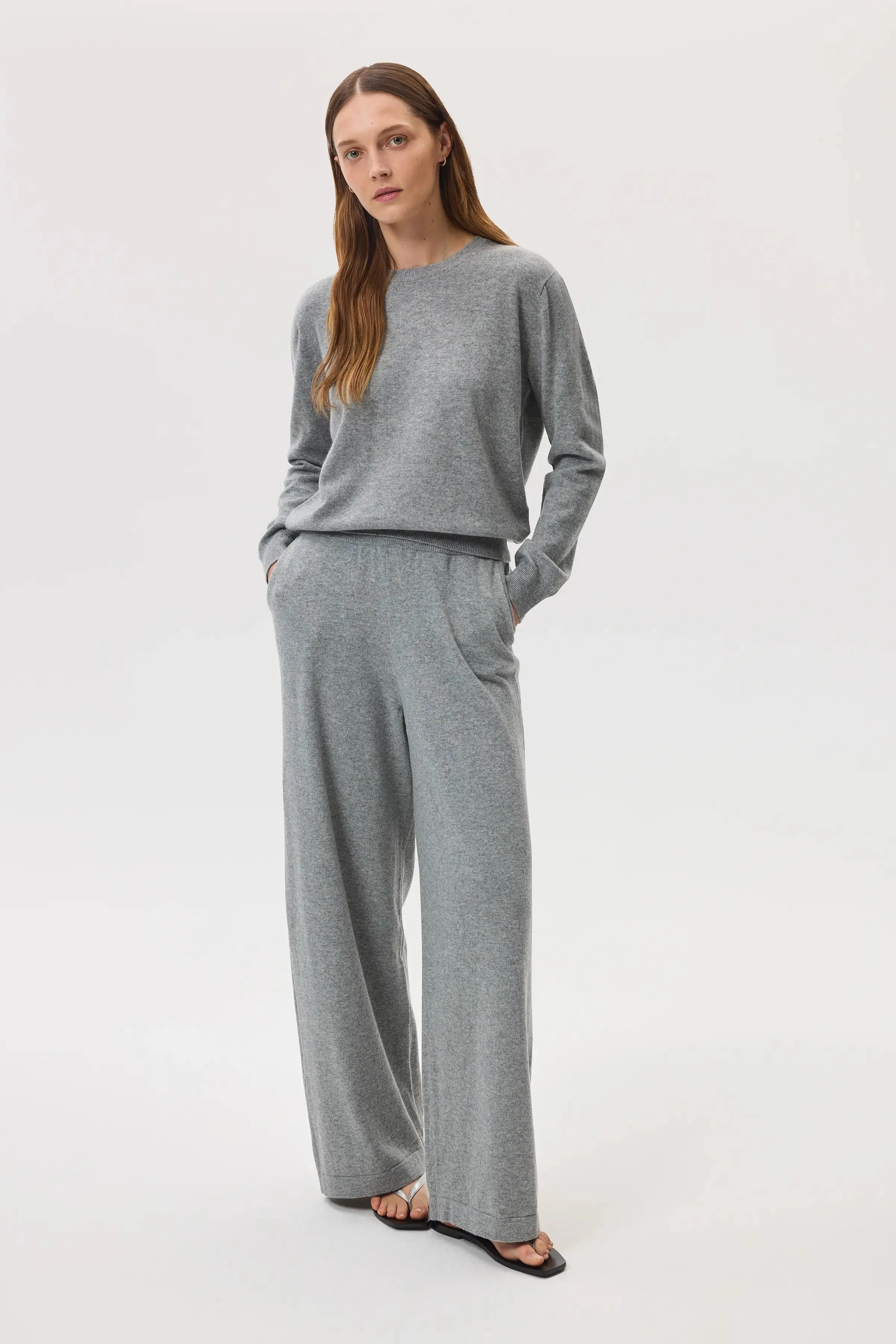High Rise Cashmere Culottes - 1