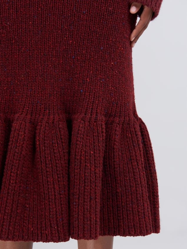 3D-STITCH SKIRT IN SHETLAND WOOL - 4