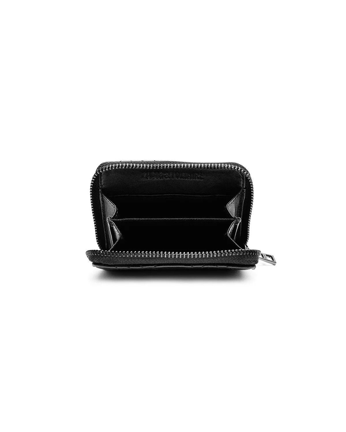 Mini ZV Mat Small Embossed Leather Wallet - 3