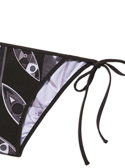 PUCCI abstract print tied bikini bottom outlook