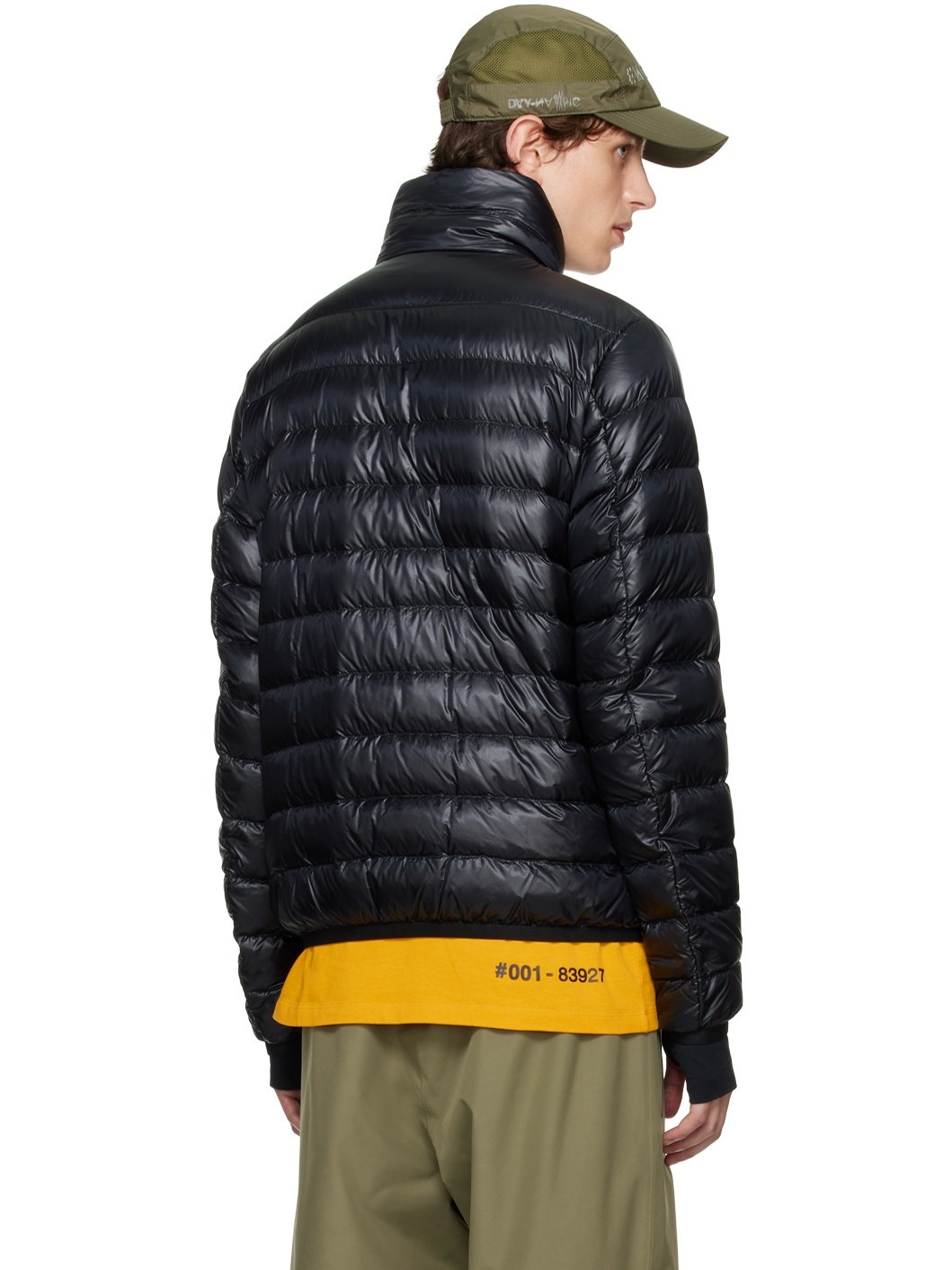 Black Hers Down Jacket - 3