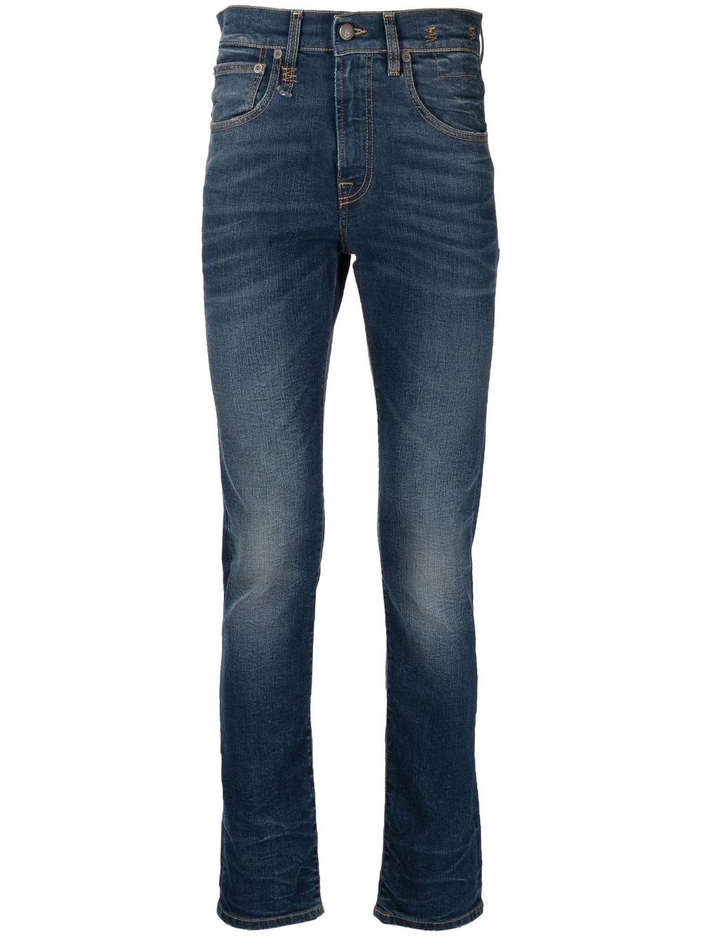 dark-wash slim-fit jeans - 1