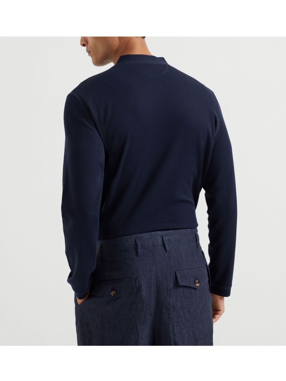 long-sleeve polo shirt - 4