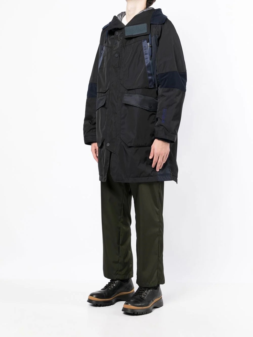 padded parka coat - 3