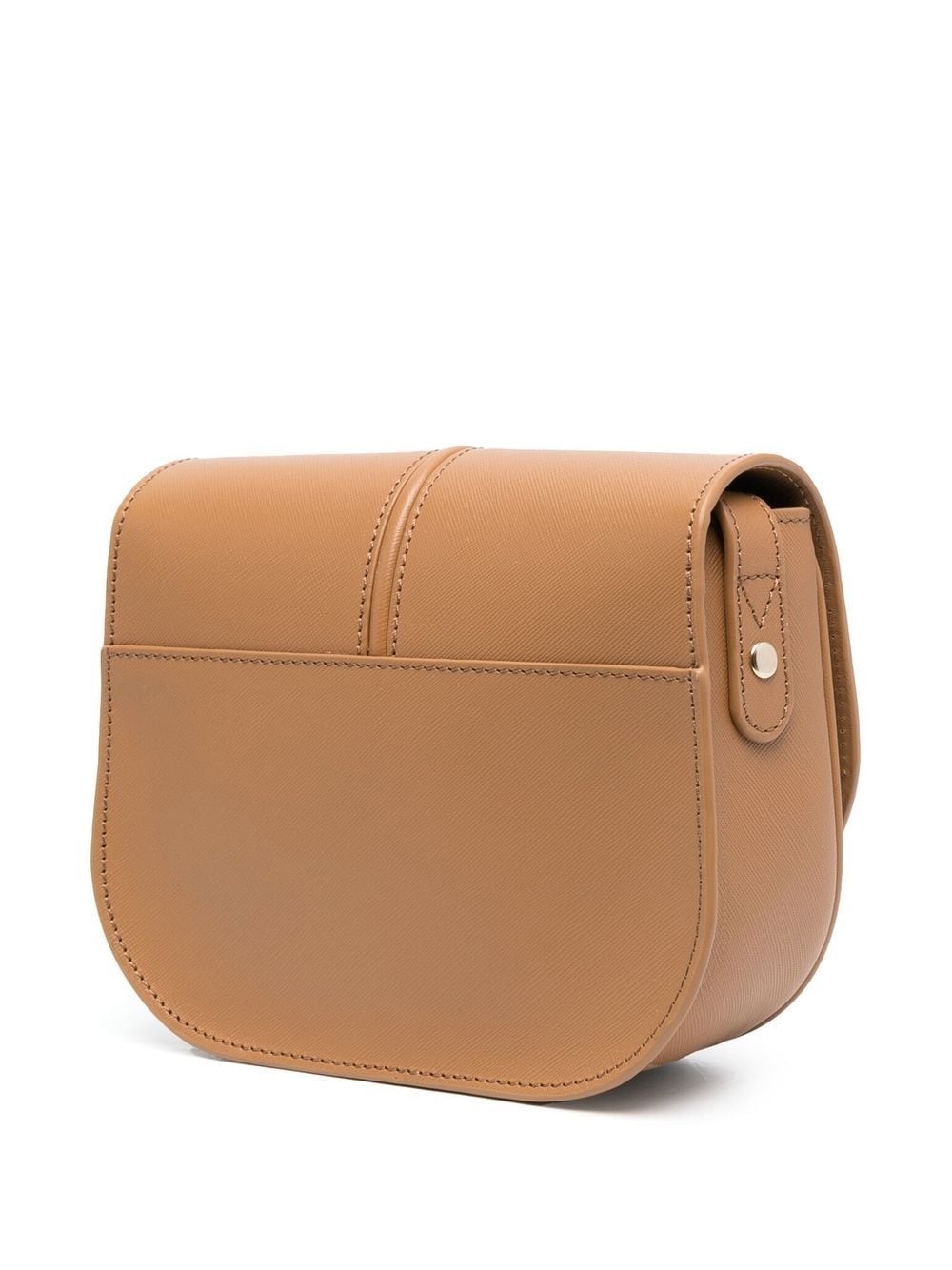 foldover leather satchel bag - 3