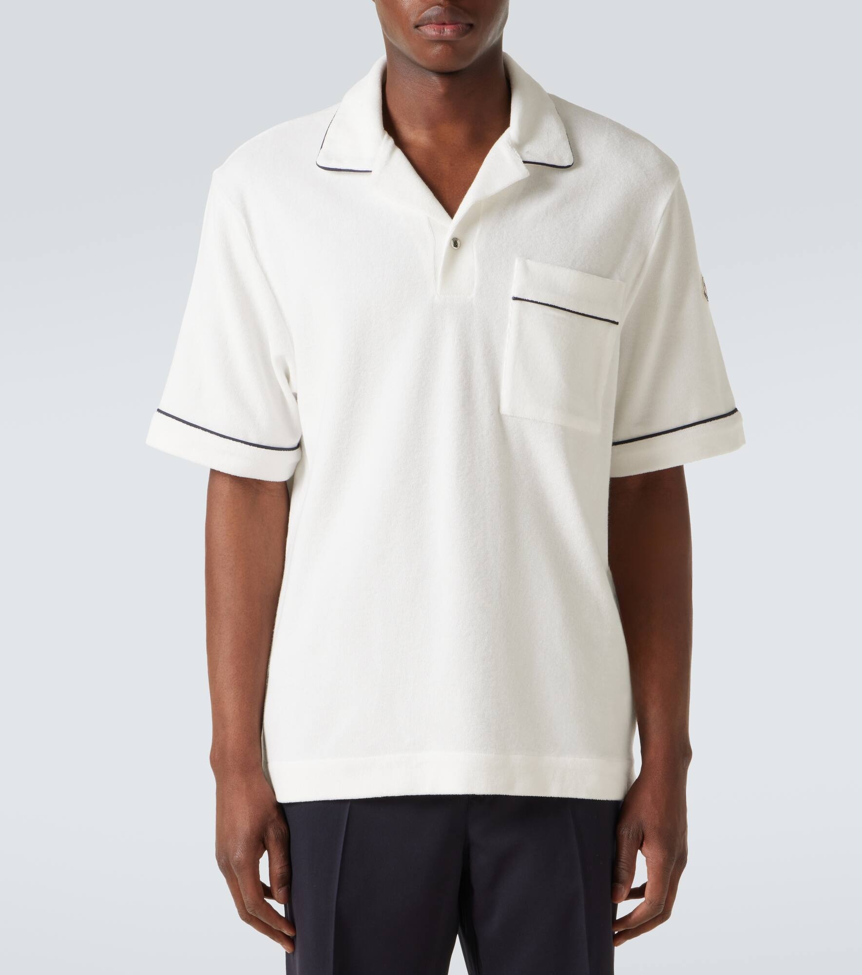 Archivio cotton terry polo shirt - 3