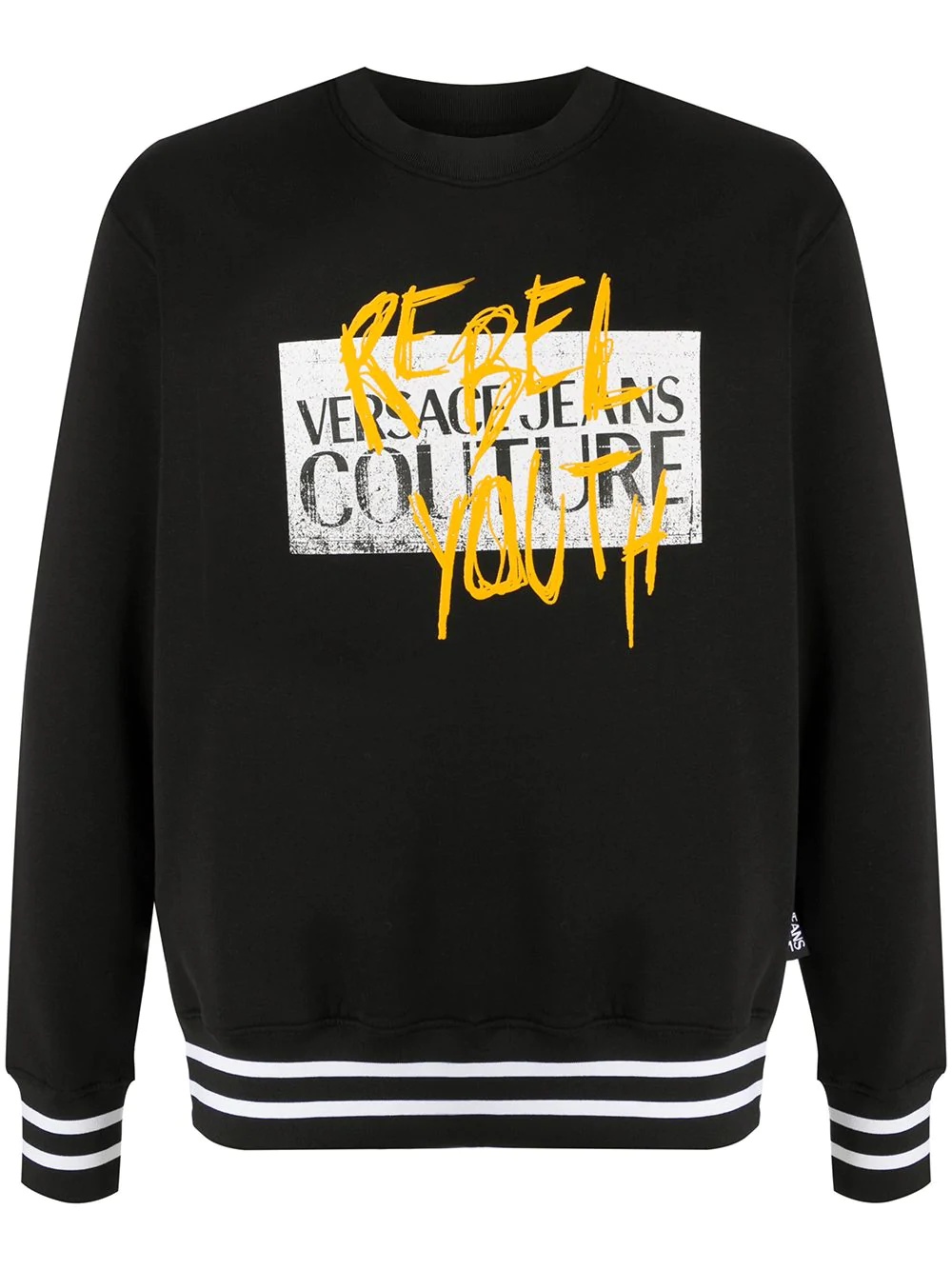 Rebel Youth graffiti print sweatshirt - 1