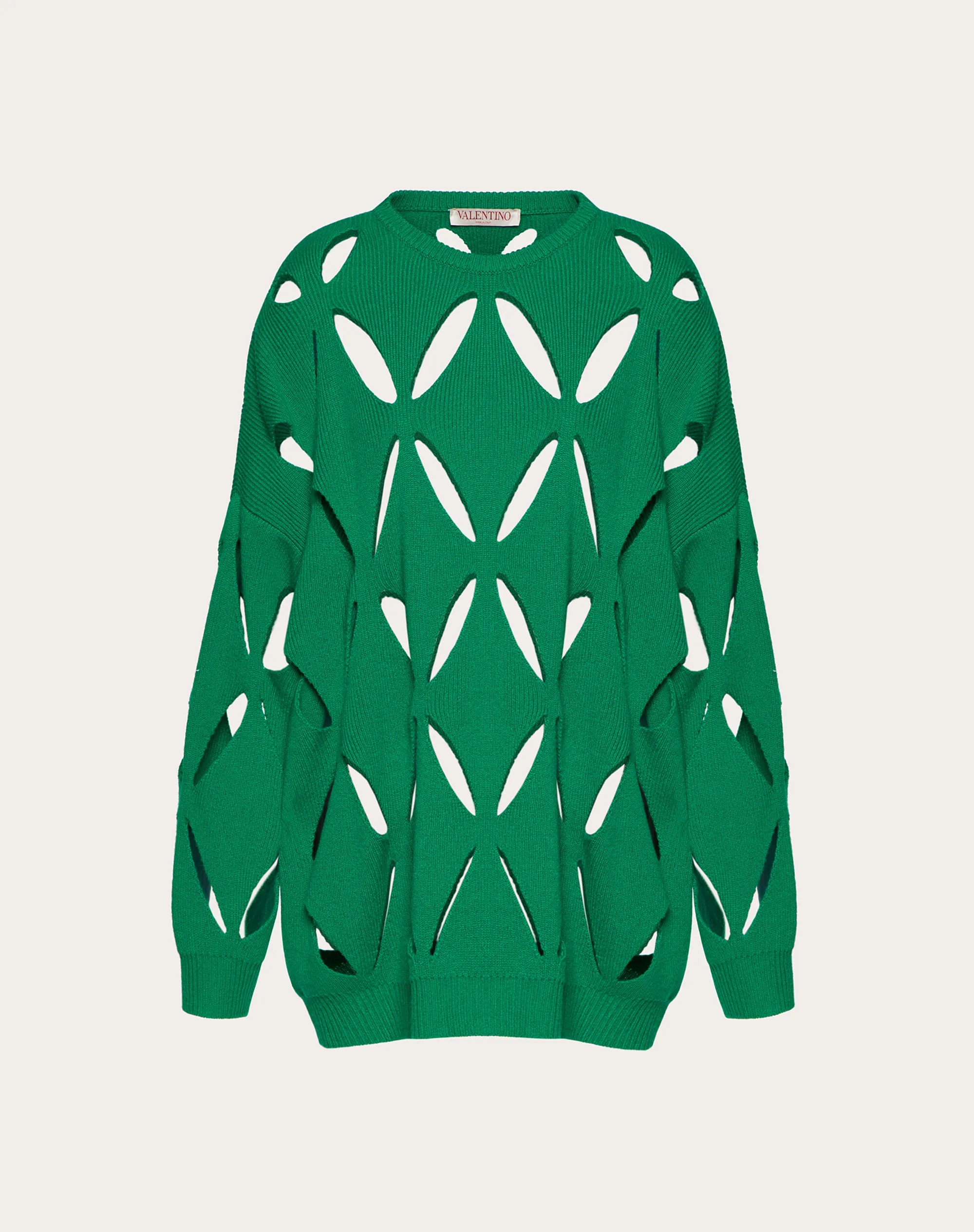 EMBROIDERED WOOL SWEATER - 1