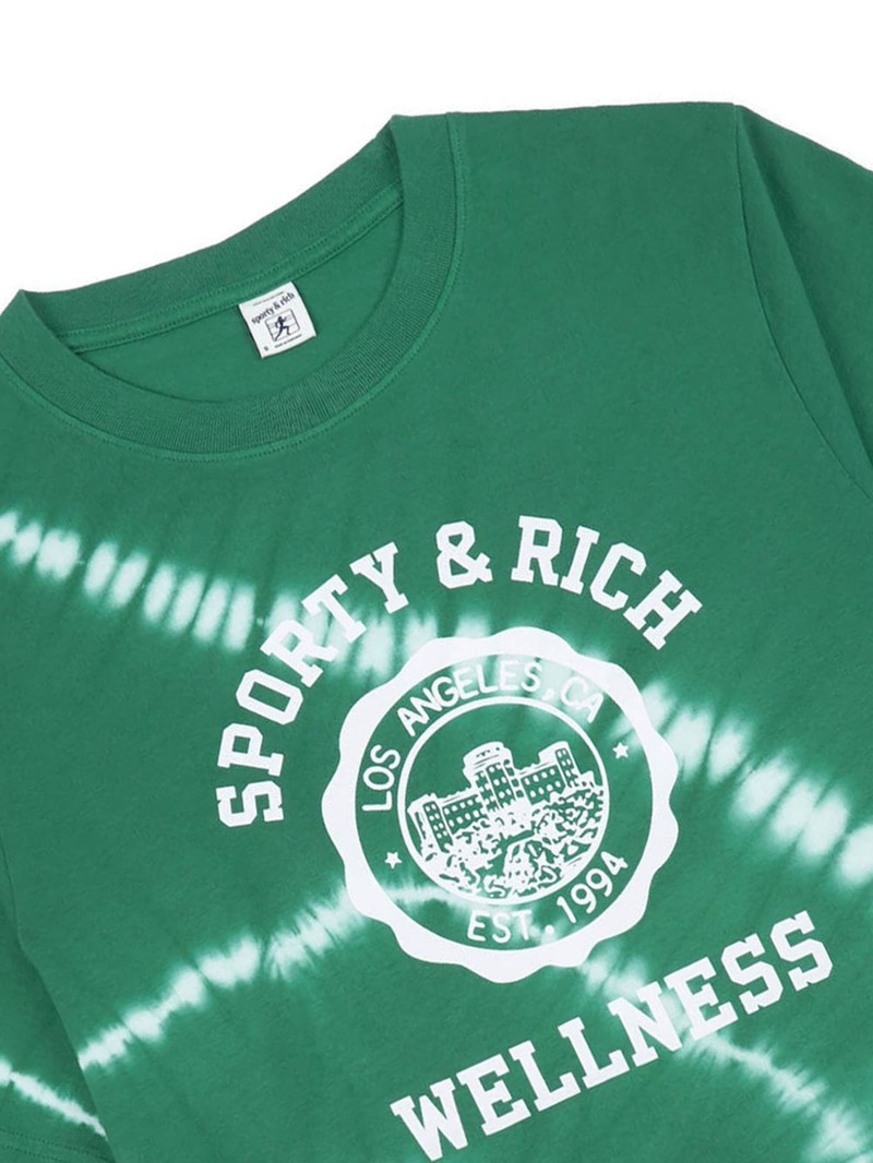 Sporty & Rich tie-dye cotton t-shirt outlook