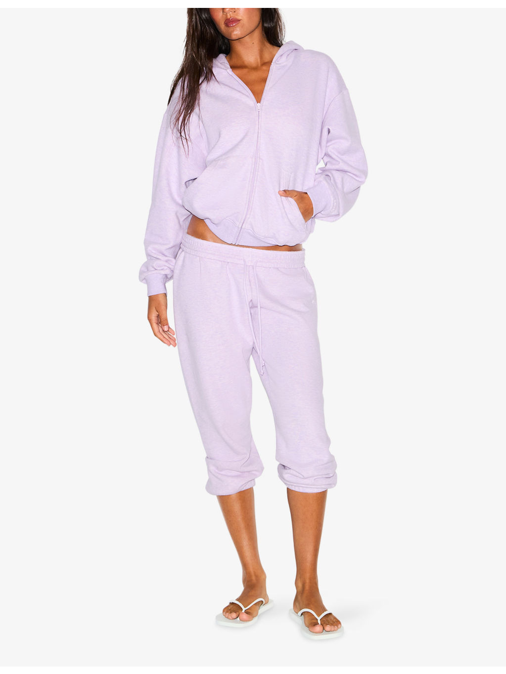 Classic Zip-Up Cotton-Blend Hoody - 2
