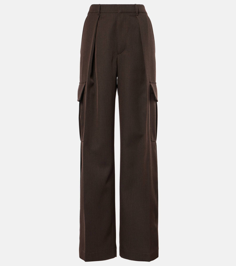 Wool cargo pants - 1