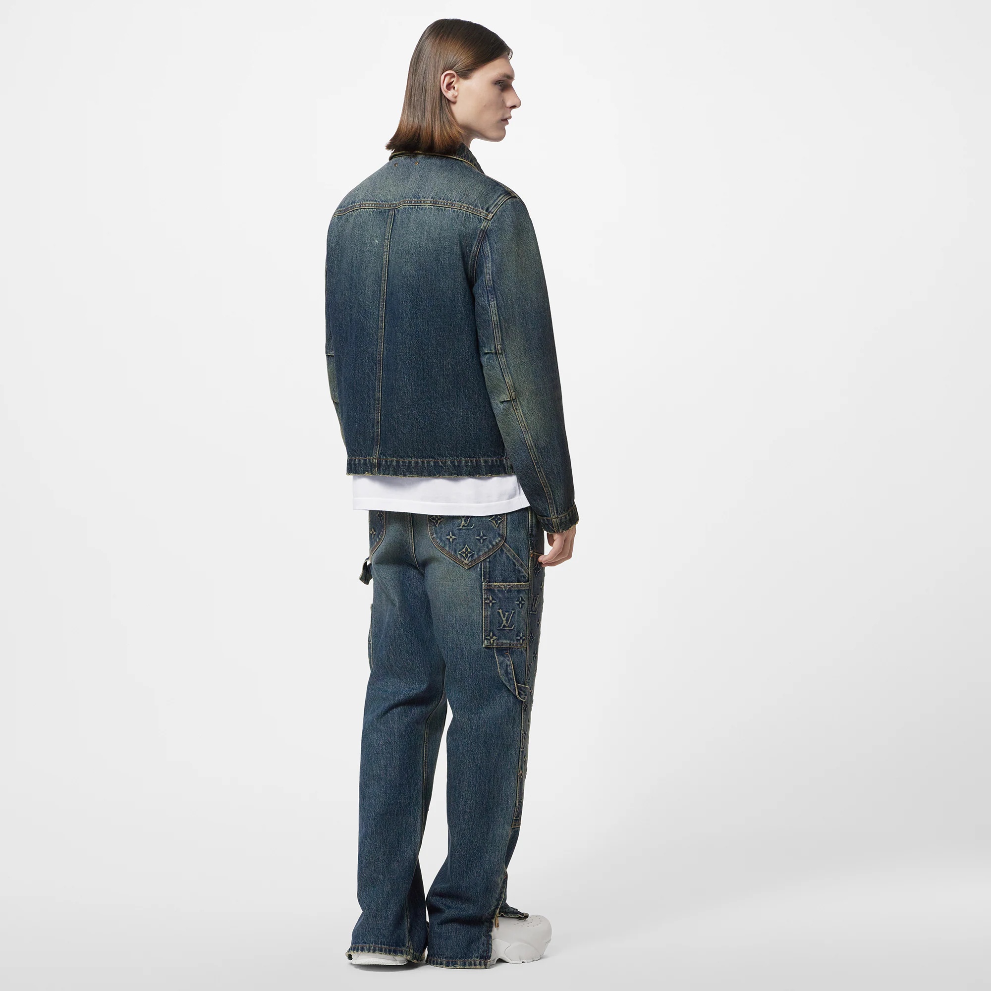 限定品◆関税無【LOUIS VUITTON】Double Fastening DenimJacket louis-vuitton--