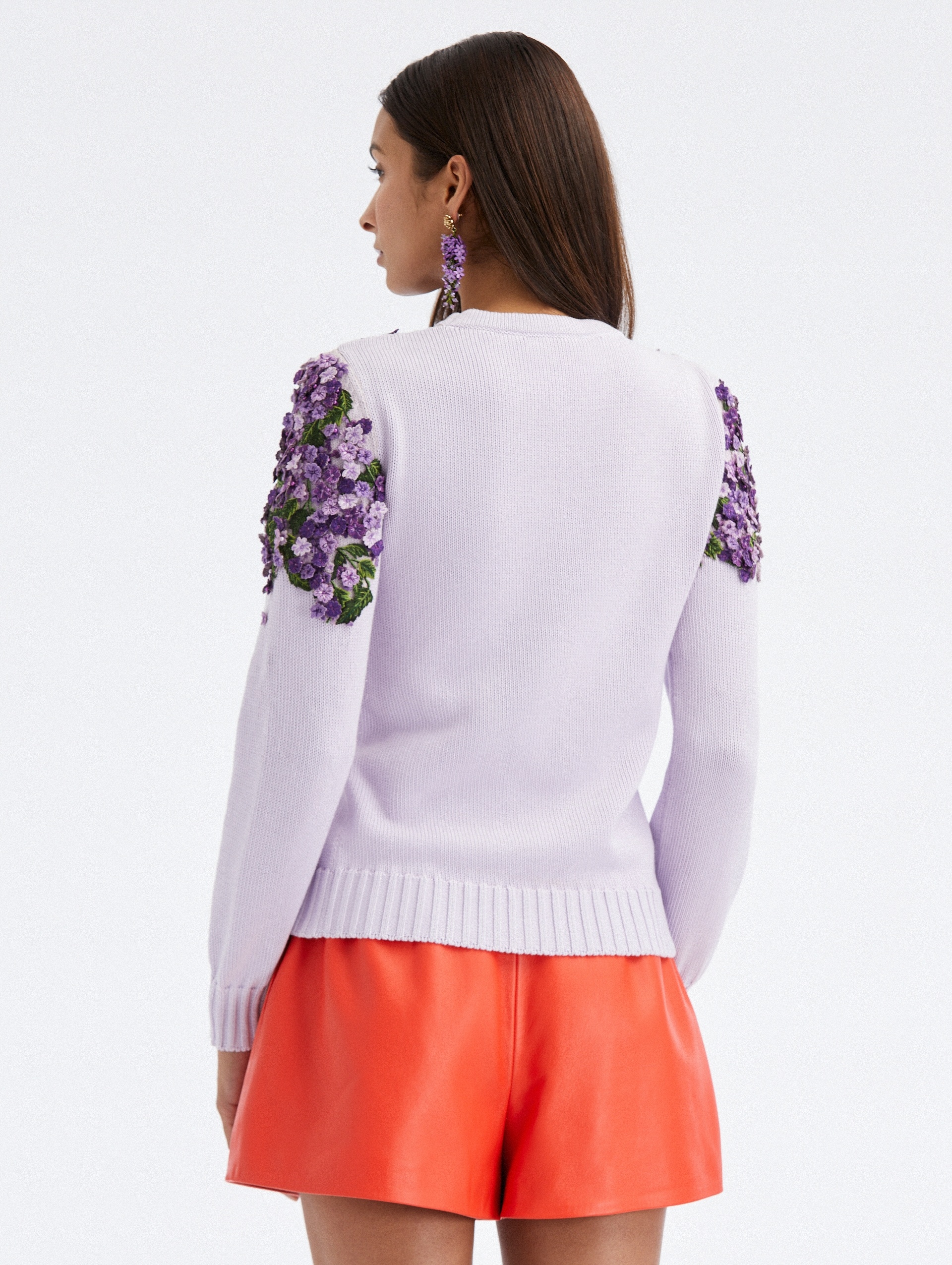 DEGRADE LILAC THREADWORK PULLOVER - 3
