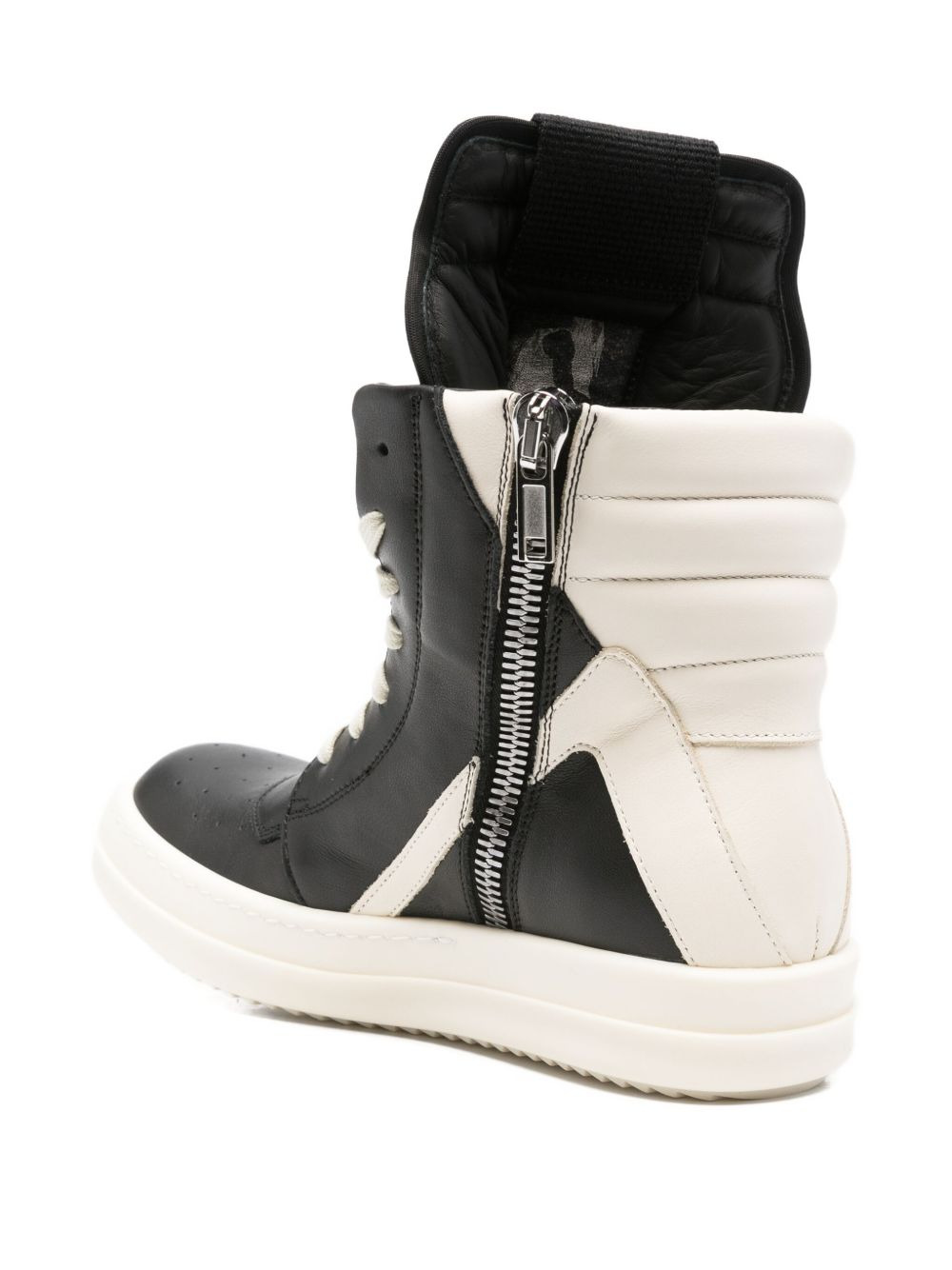 Rick Owens Women Geobasket Leather Sneakers - 2