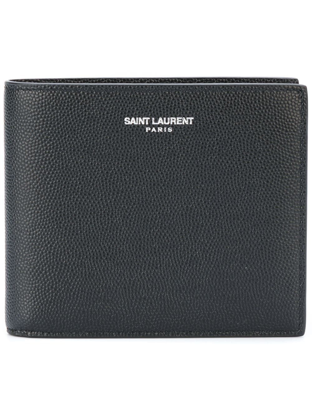 Saint laurent paris east/west wallet in textured leather - 1