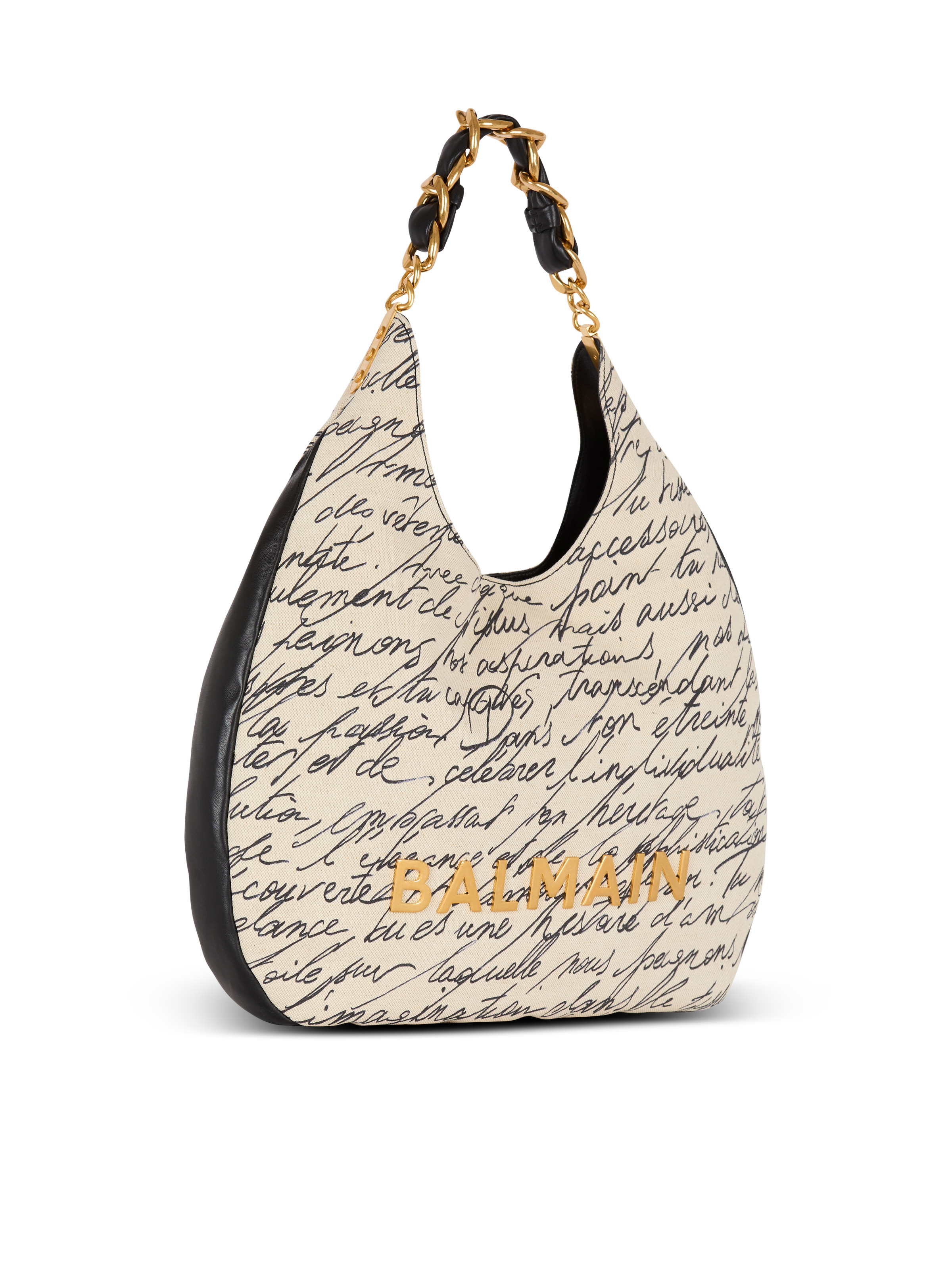 Large 1945 Soft Hobo tote bag in printed canvas - 3