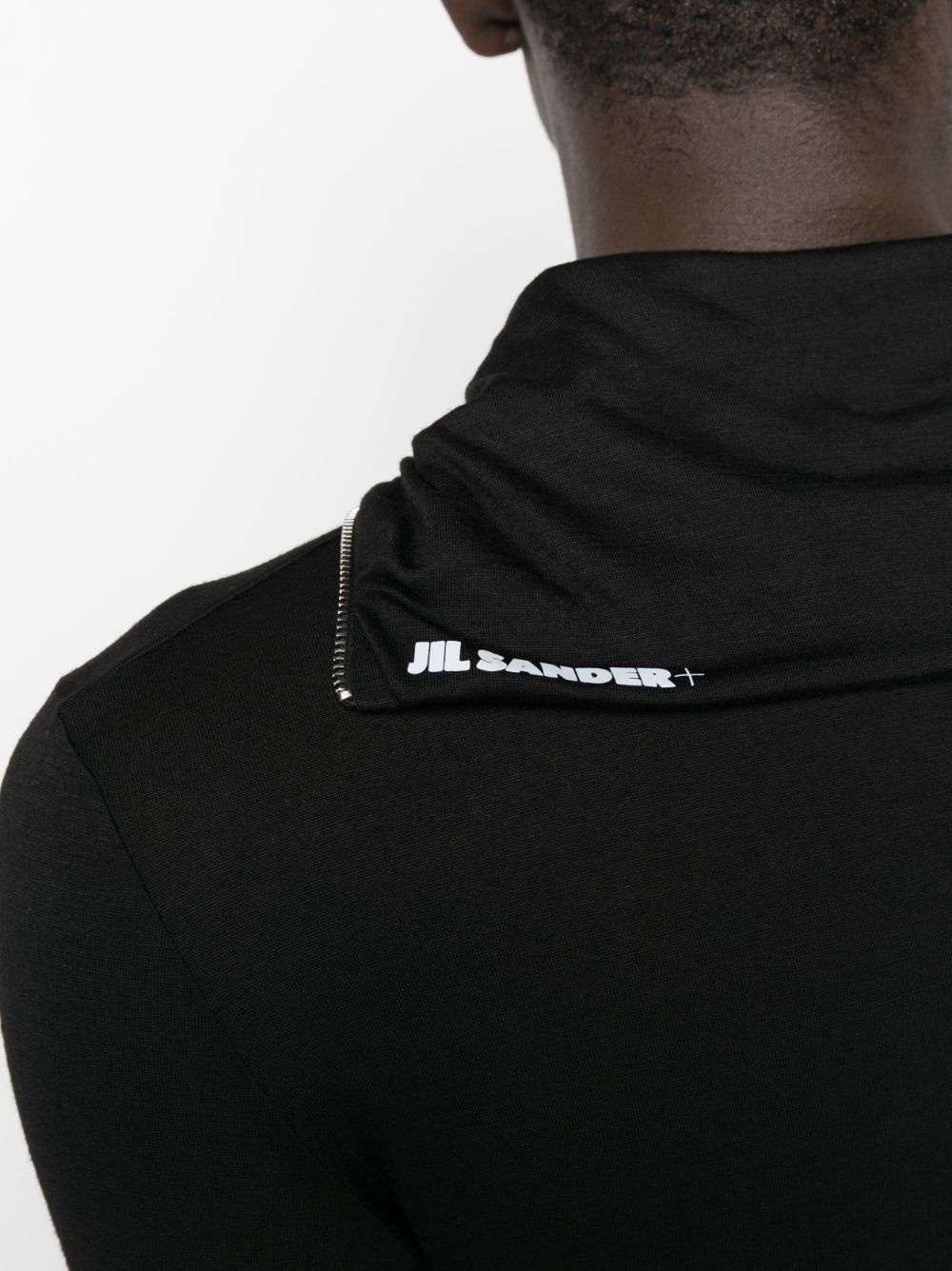 logo-print zip-detail sweatshirt - 5