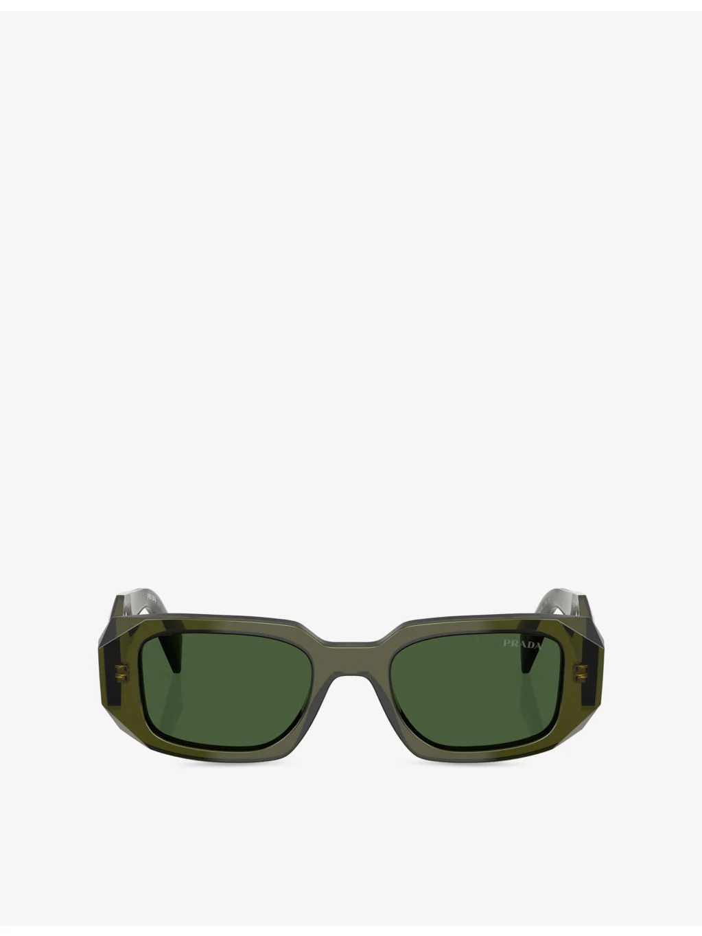 PR 17WS Rectangular-Frame Acetate Glasses - 1