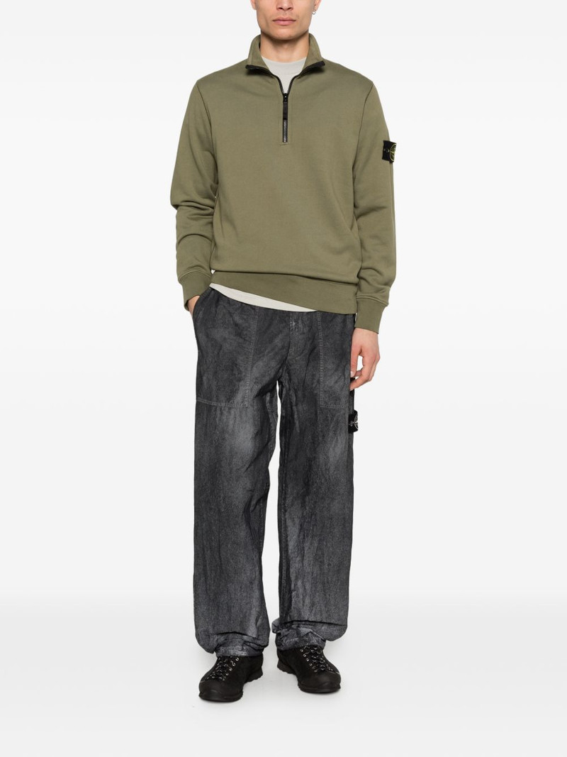 Stone Island half zip long-sleeve sweatshirt outlook