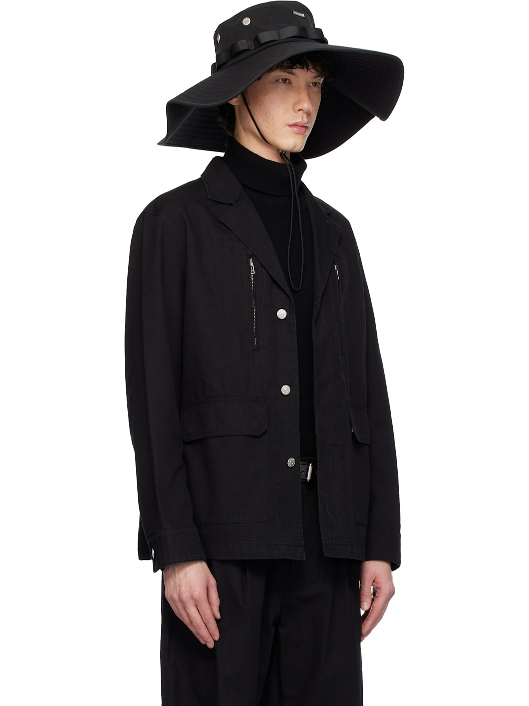 Black F-2 Work Blazer - 2