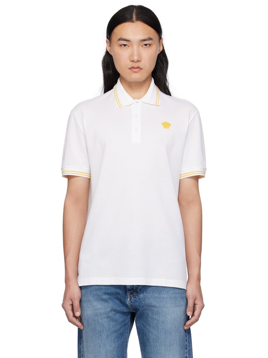 White Medusa Polo - 1