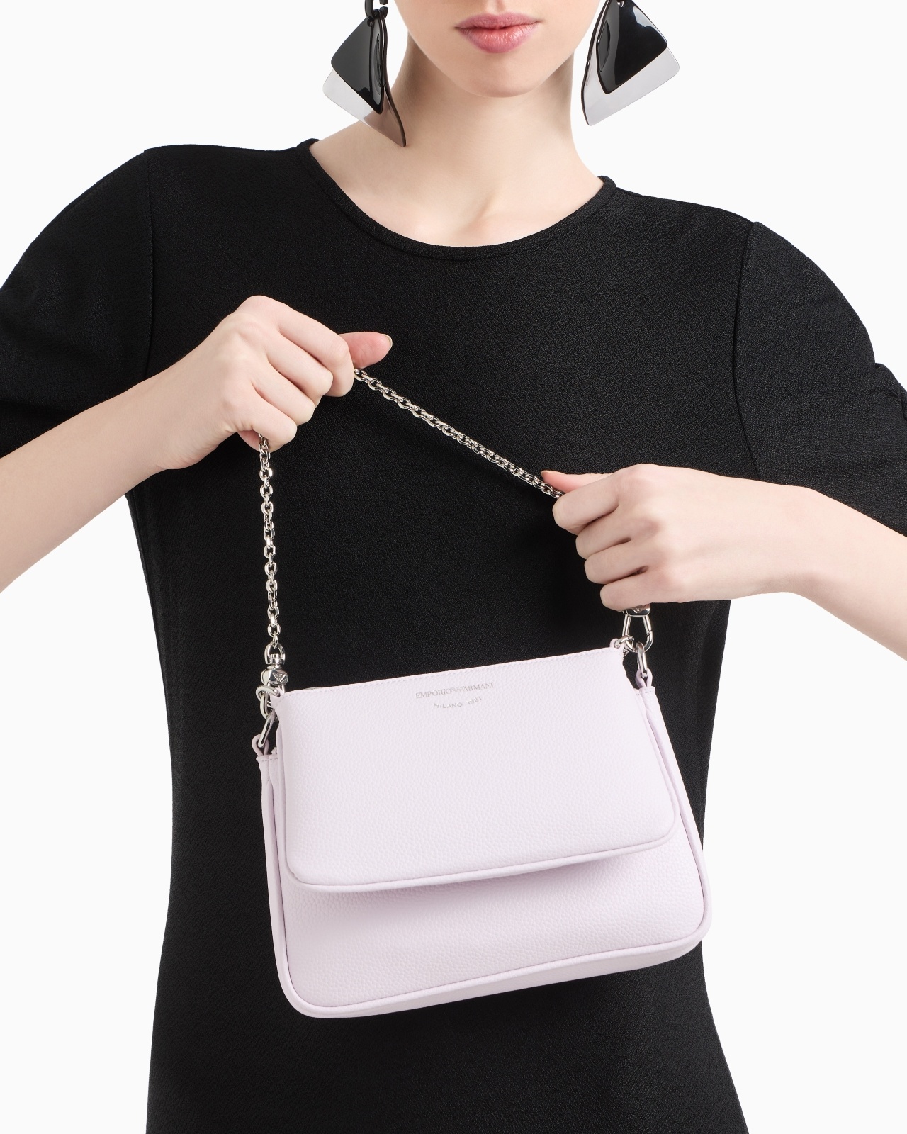 DEER-PRINT DOUBLE MINI BAG WITH SHOULDER STRAP - 7