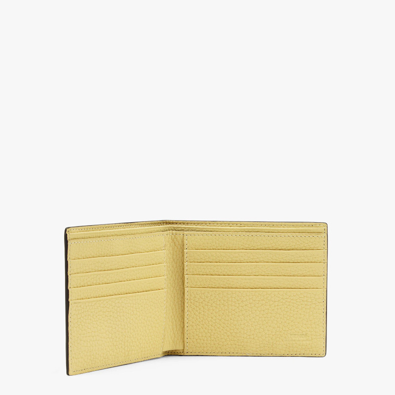 FENDI Two-tone leather bi-fold wallet outlook