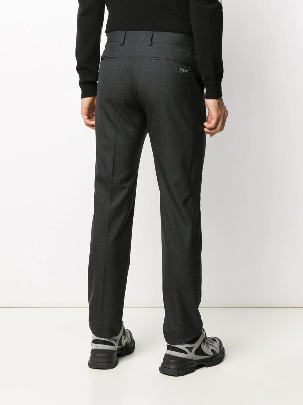 tailored straight leg trousers - 4