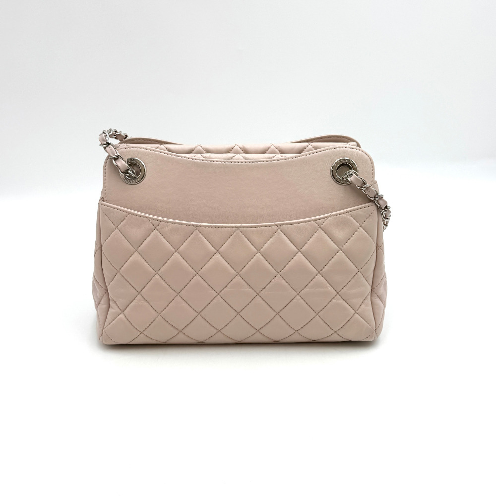 Chanel No. 20 Baby Pink Lambskin Chain Shoulder Bag - 3
