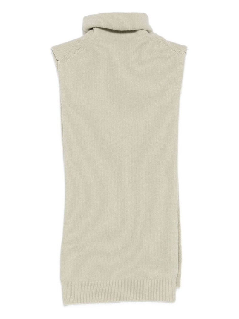 christian wijnants turtleneck sleeveless top outlook