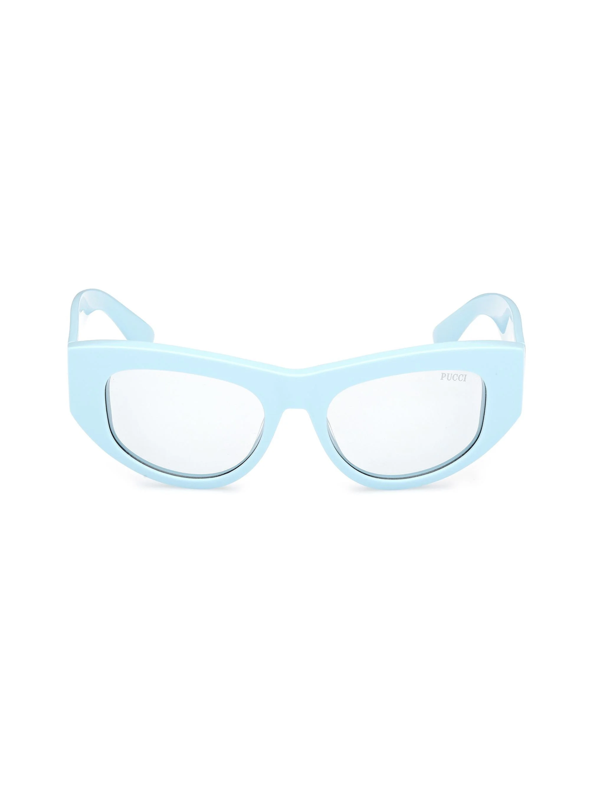 Women's Gradient 52MM Geometric Sunglasses - Sky Blue - 1