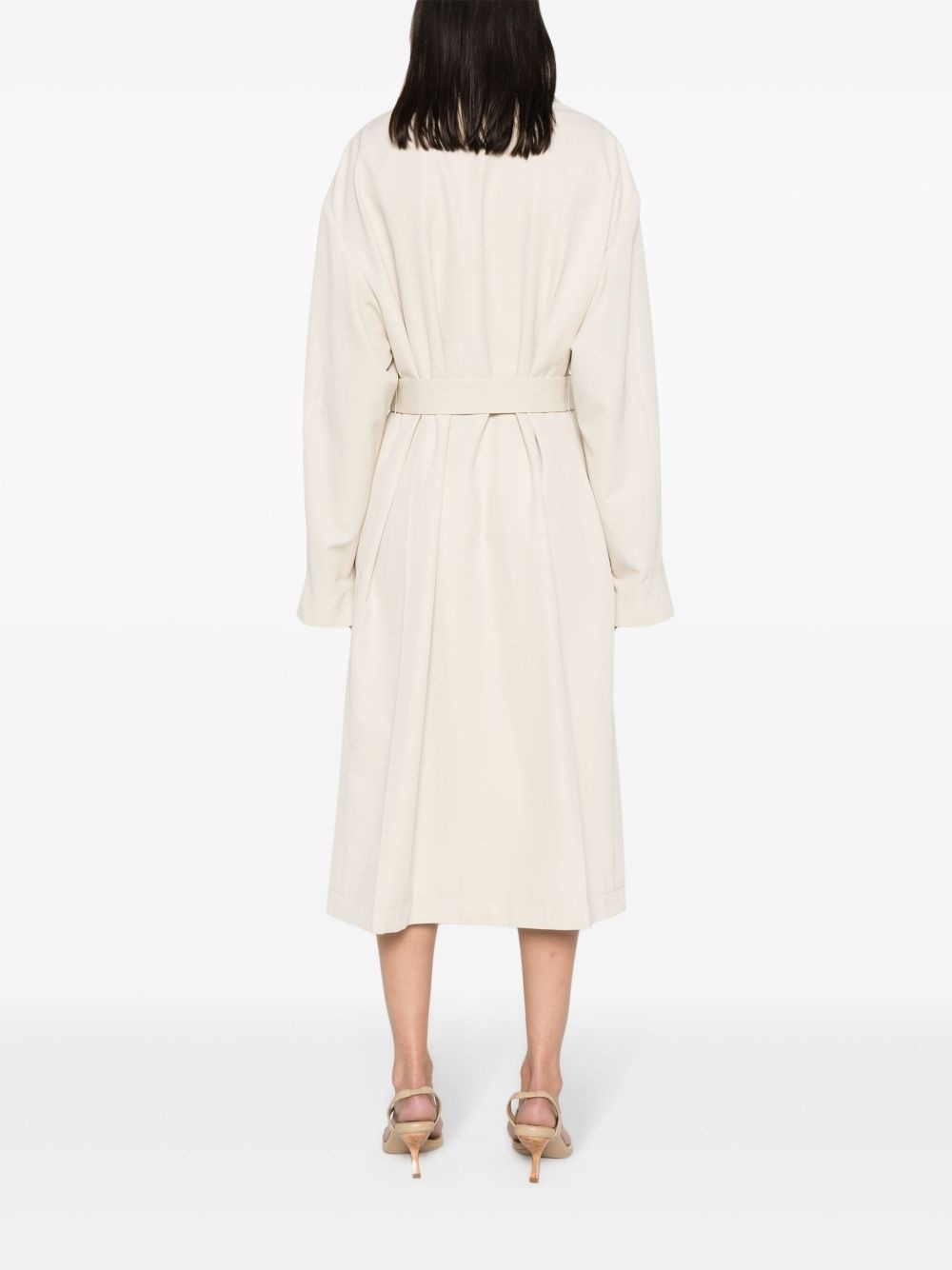 gabardine trench coat - 4
