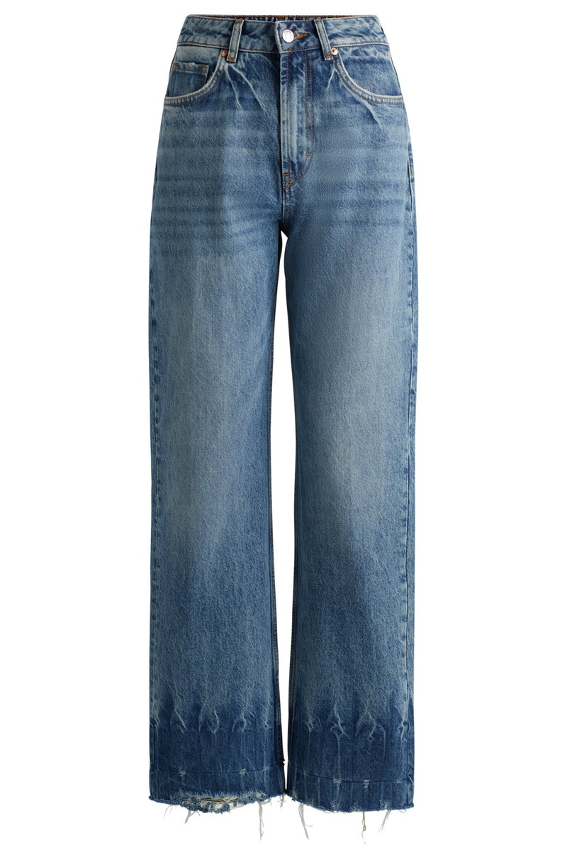 RELAXED-FIT JEANS IN BLUE TINTED DENIM 1