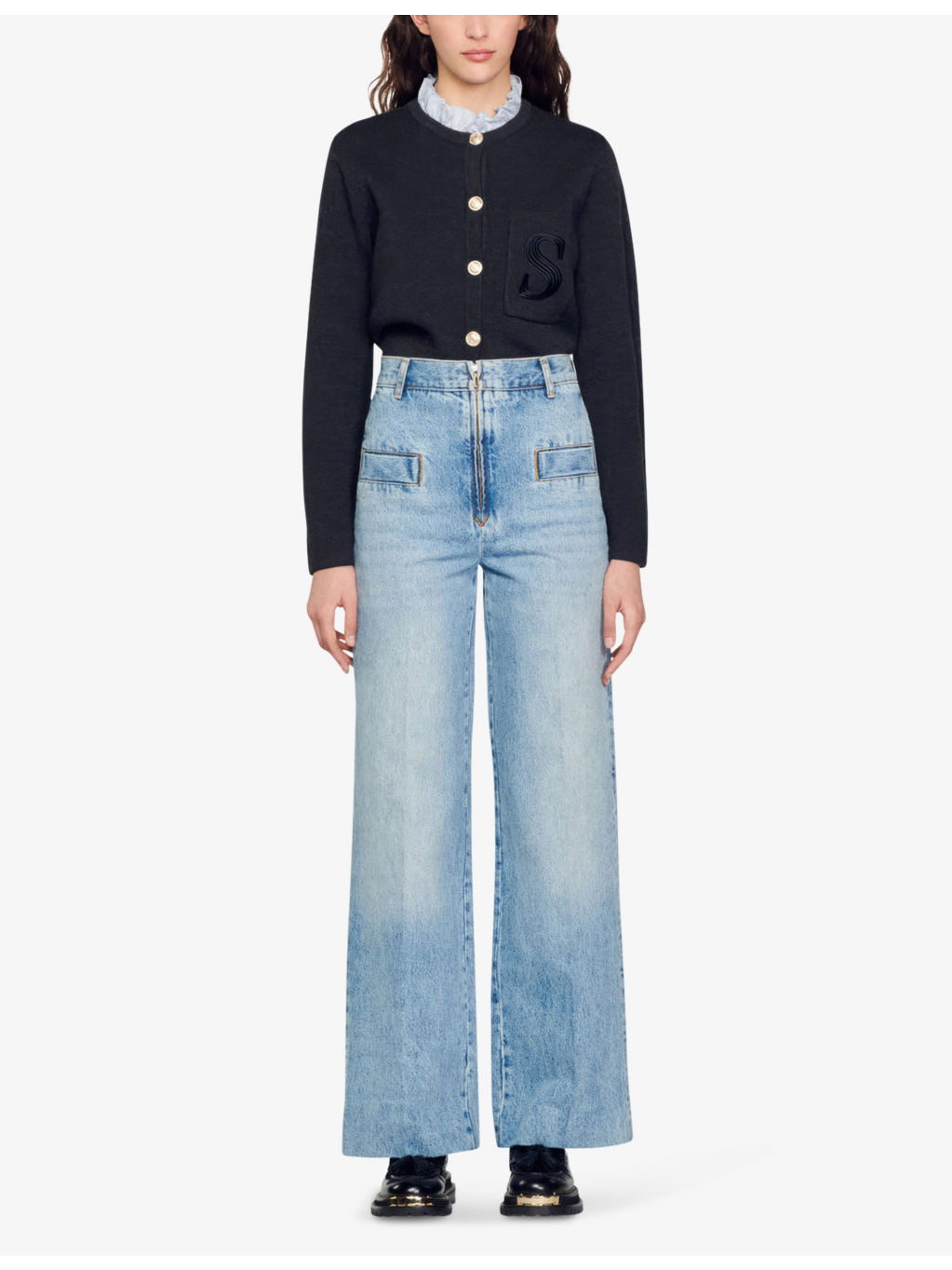 Oslo high-rise wide-leg jeans - 2