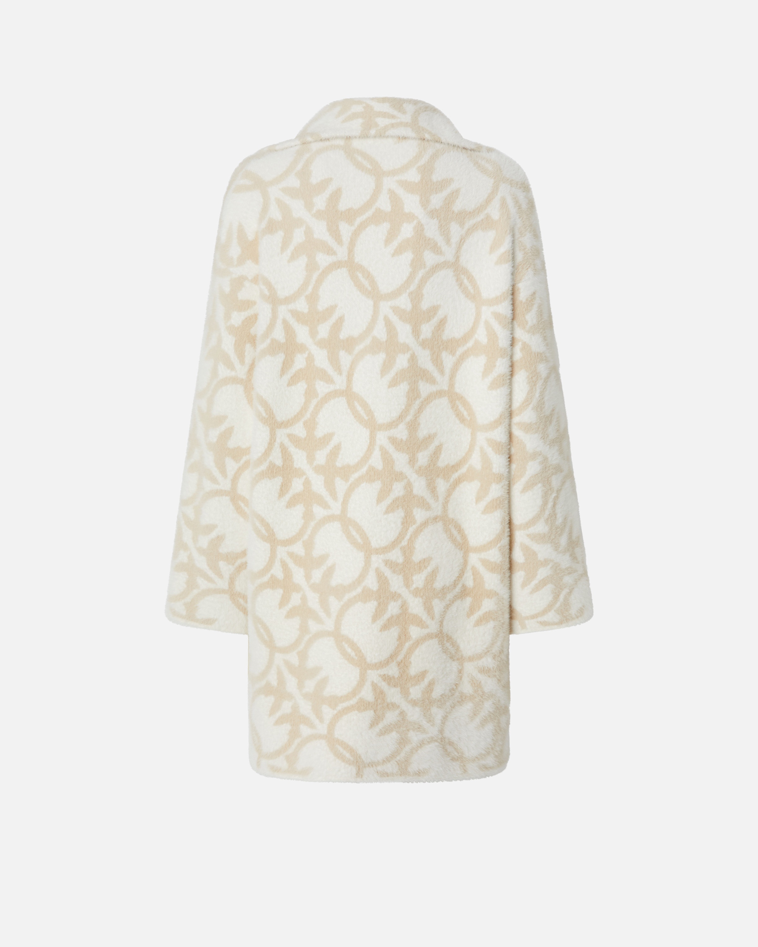 SHORT FAUX FUR COAT WITH LOGO - 6