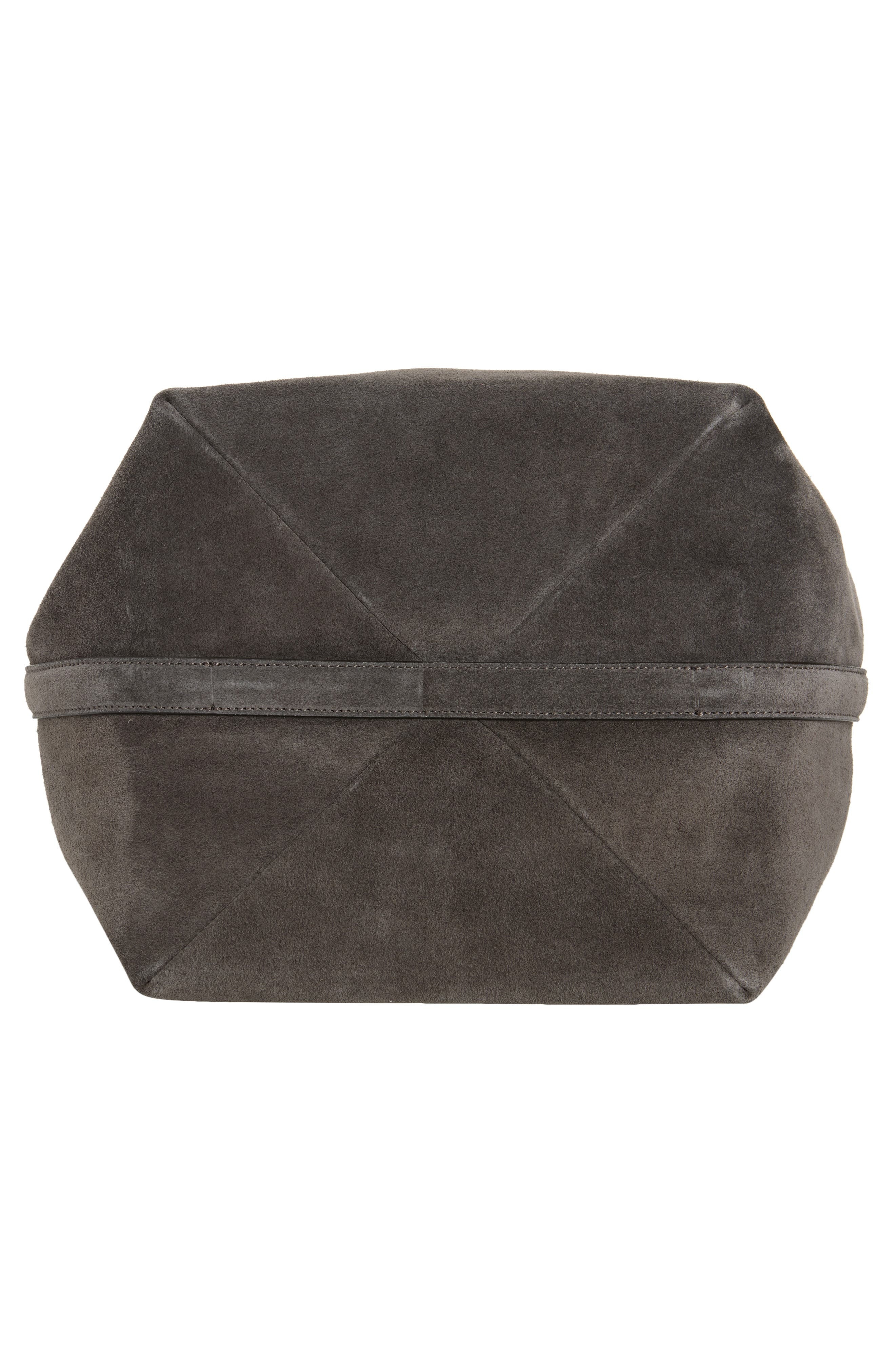 TOTEME Belt Strap Suede Hobo Bag in Granite at Nordstrom - 7