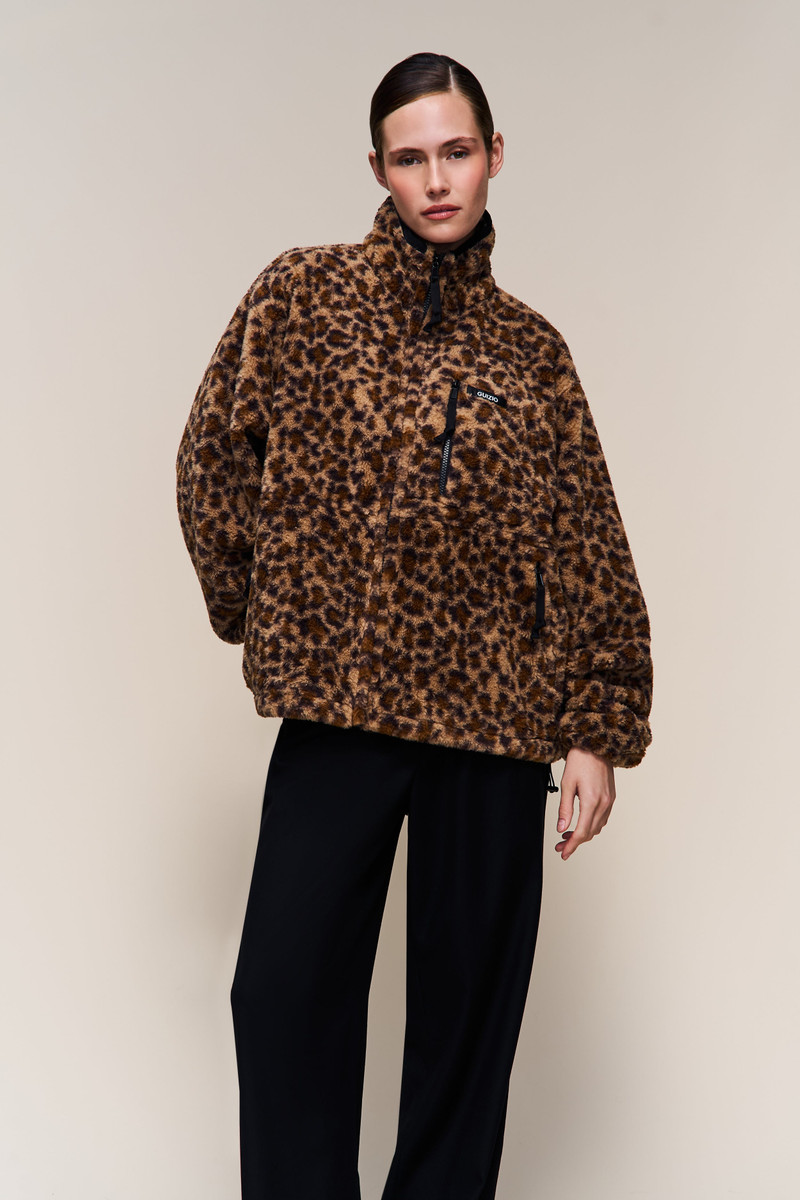 GUIZIO GUIZIO SHERPA ZIP UP JACKET outlook