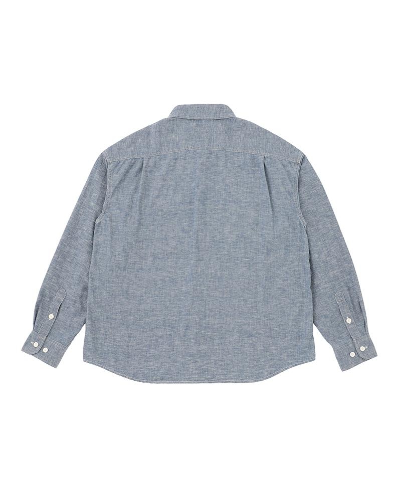 PIONEER CHAMBRAY L/S LT.INDIGO - 2