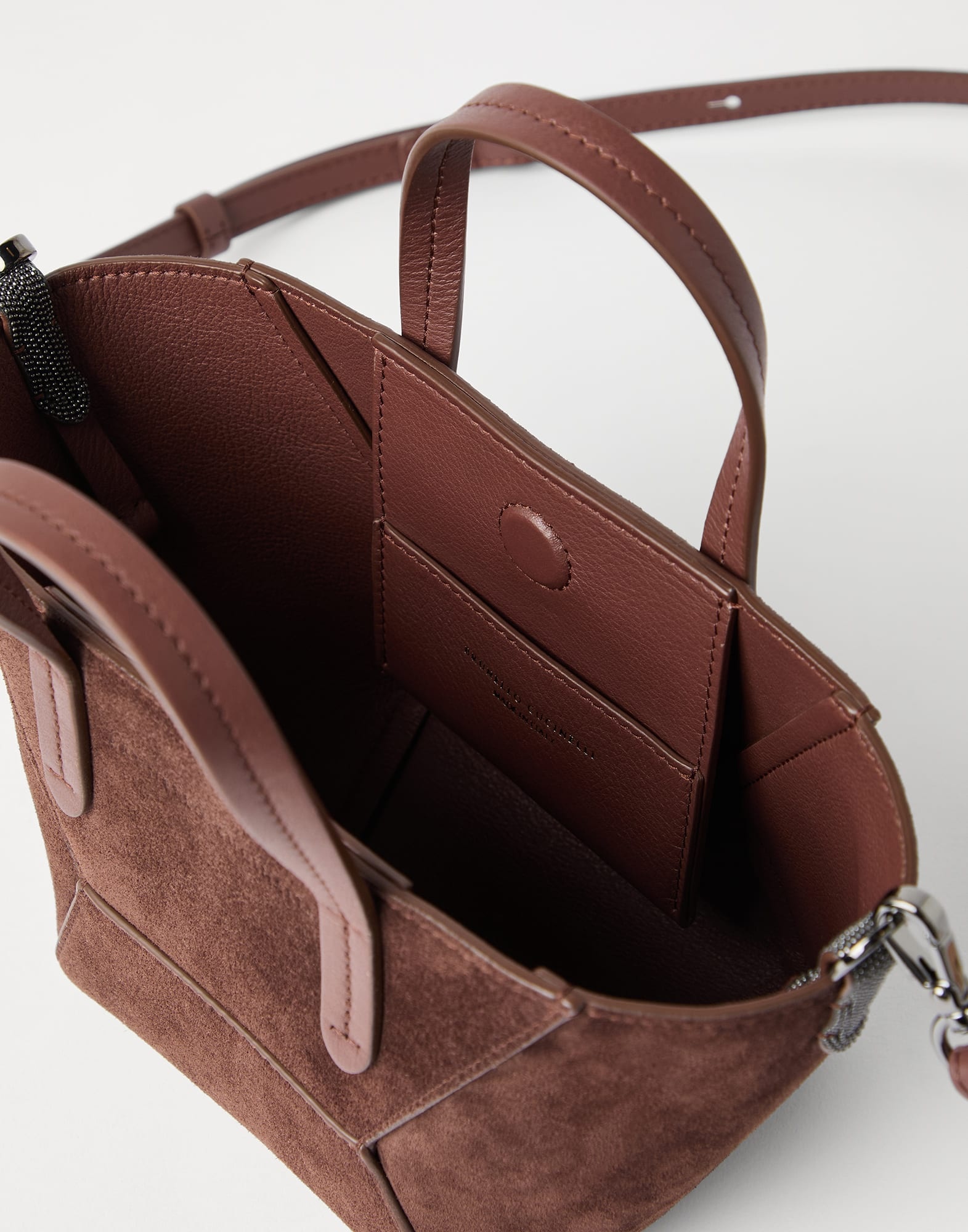 BC Duo mini bag in suede with monili - 5