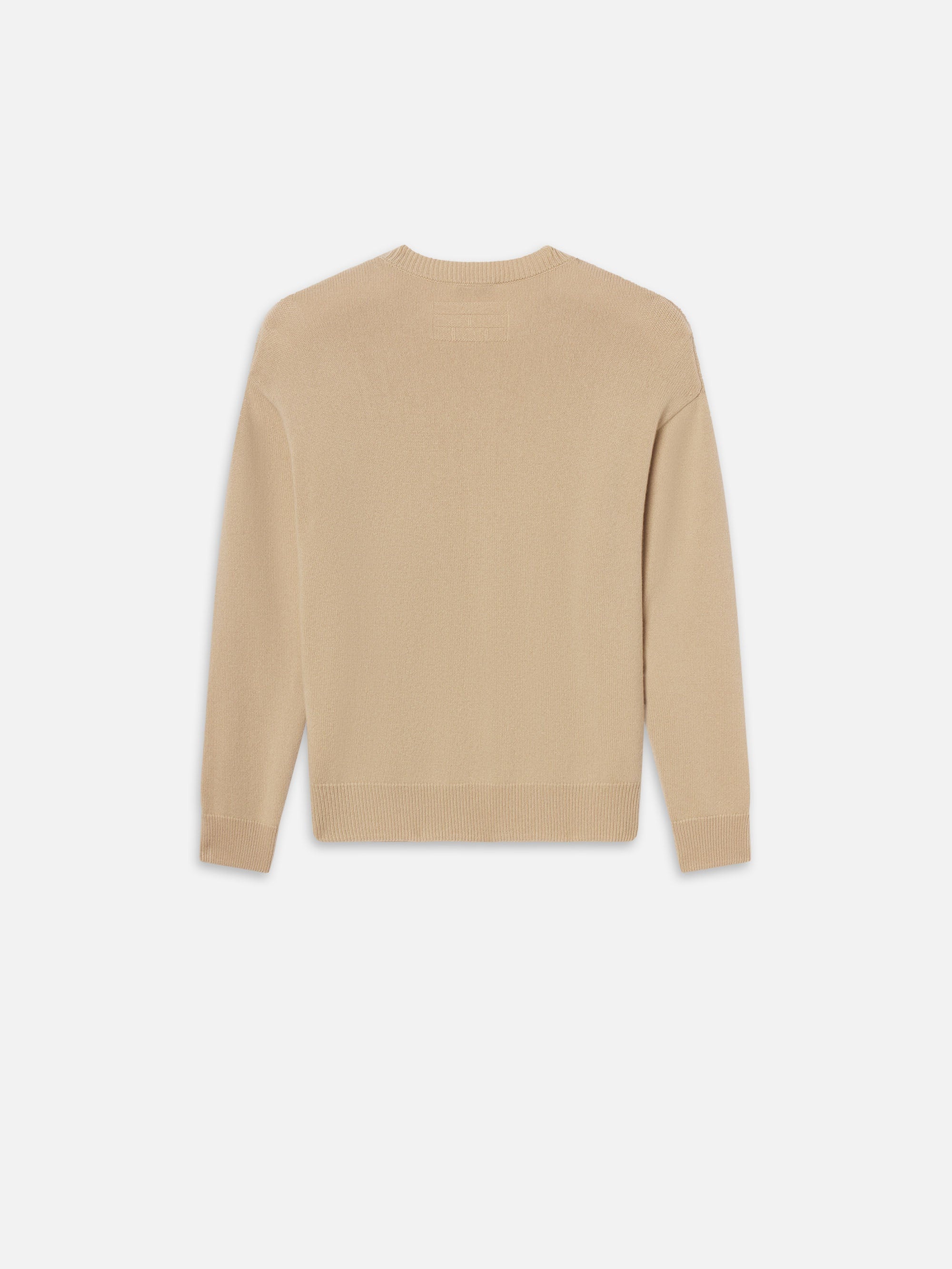 Light Weight Cashmere Crewneck in Summer Beige - 4