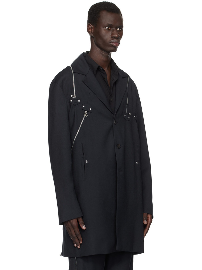 Navy Knox Multi Zip Blazer 2