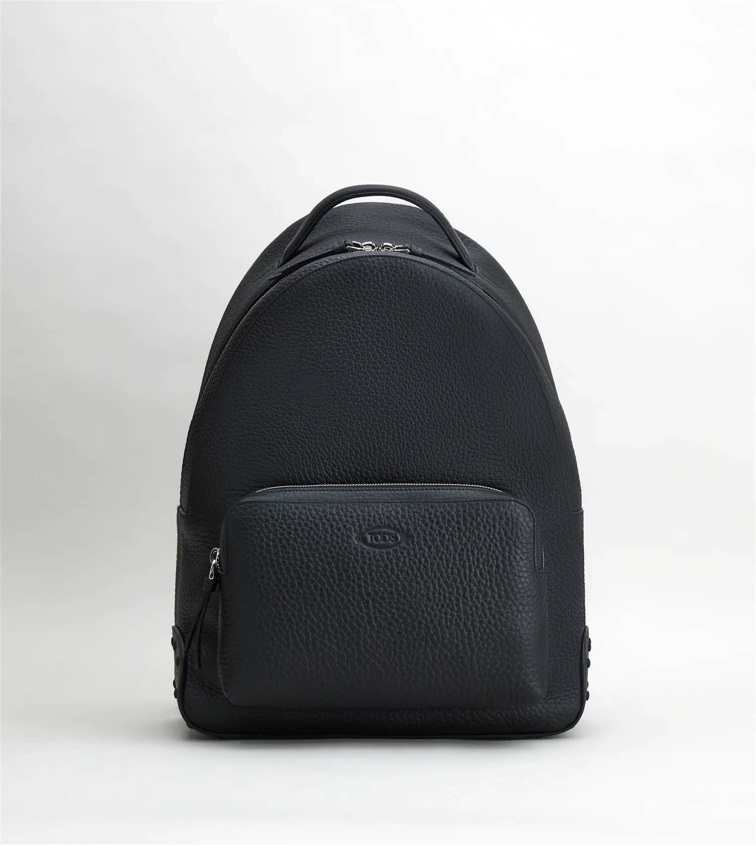 LEATHER BACKPACK MEDIUM - BLACK - 1