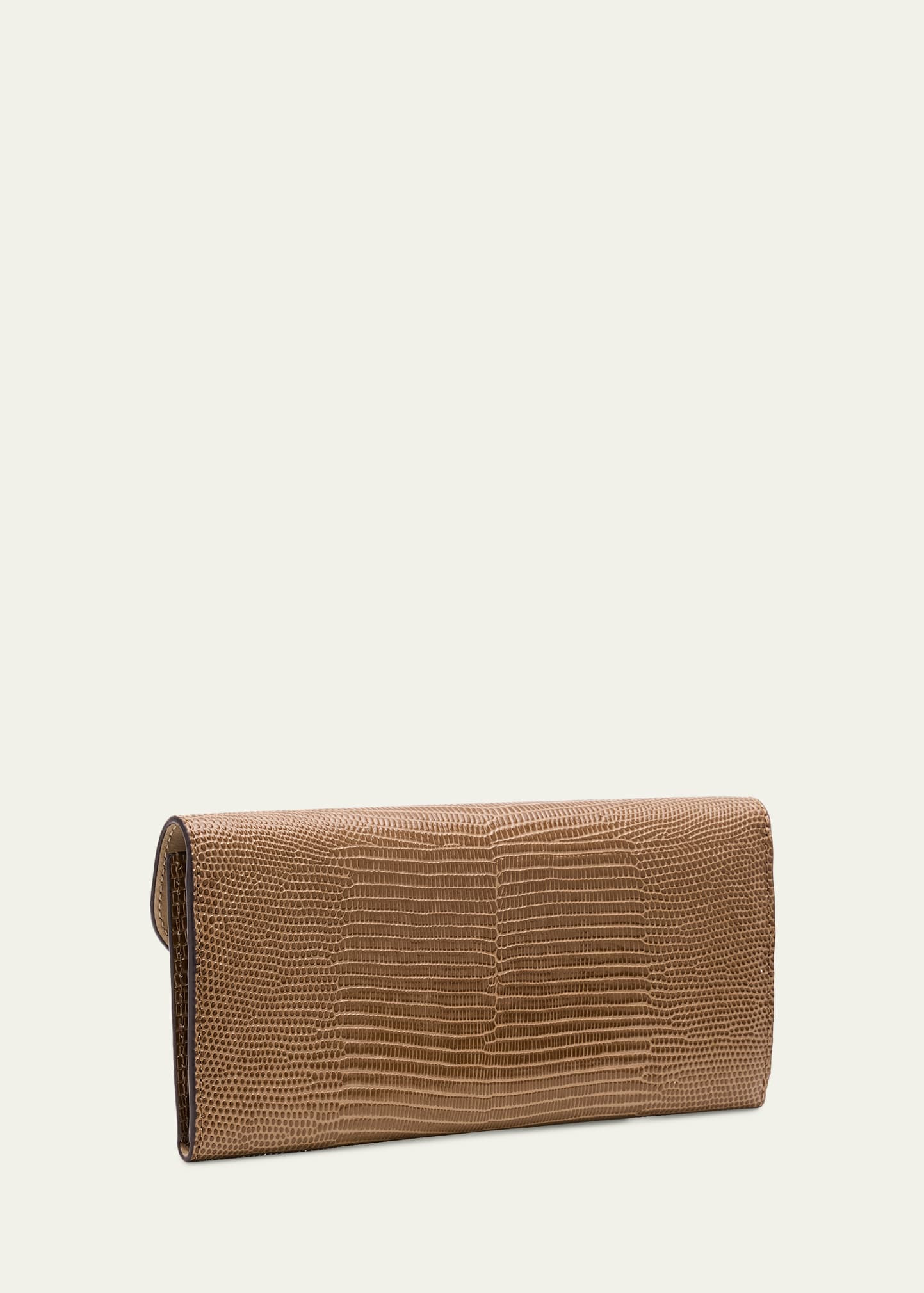 T-Lock Lizard-Embossed Leather Wallet - 3